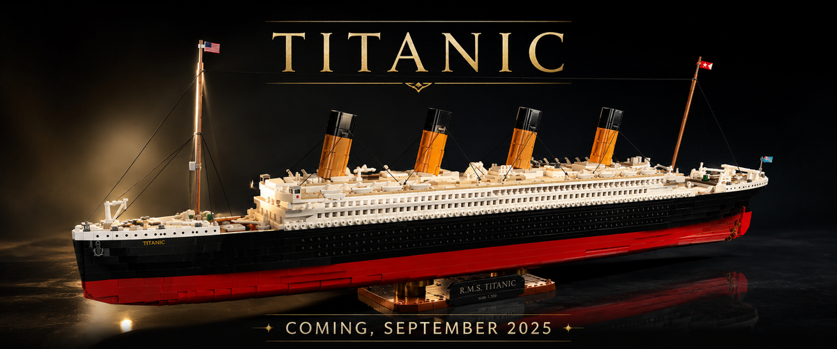 The Titanic is bigger, better and more detailed than ever. Coming, September 2025.