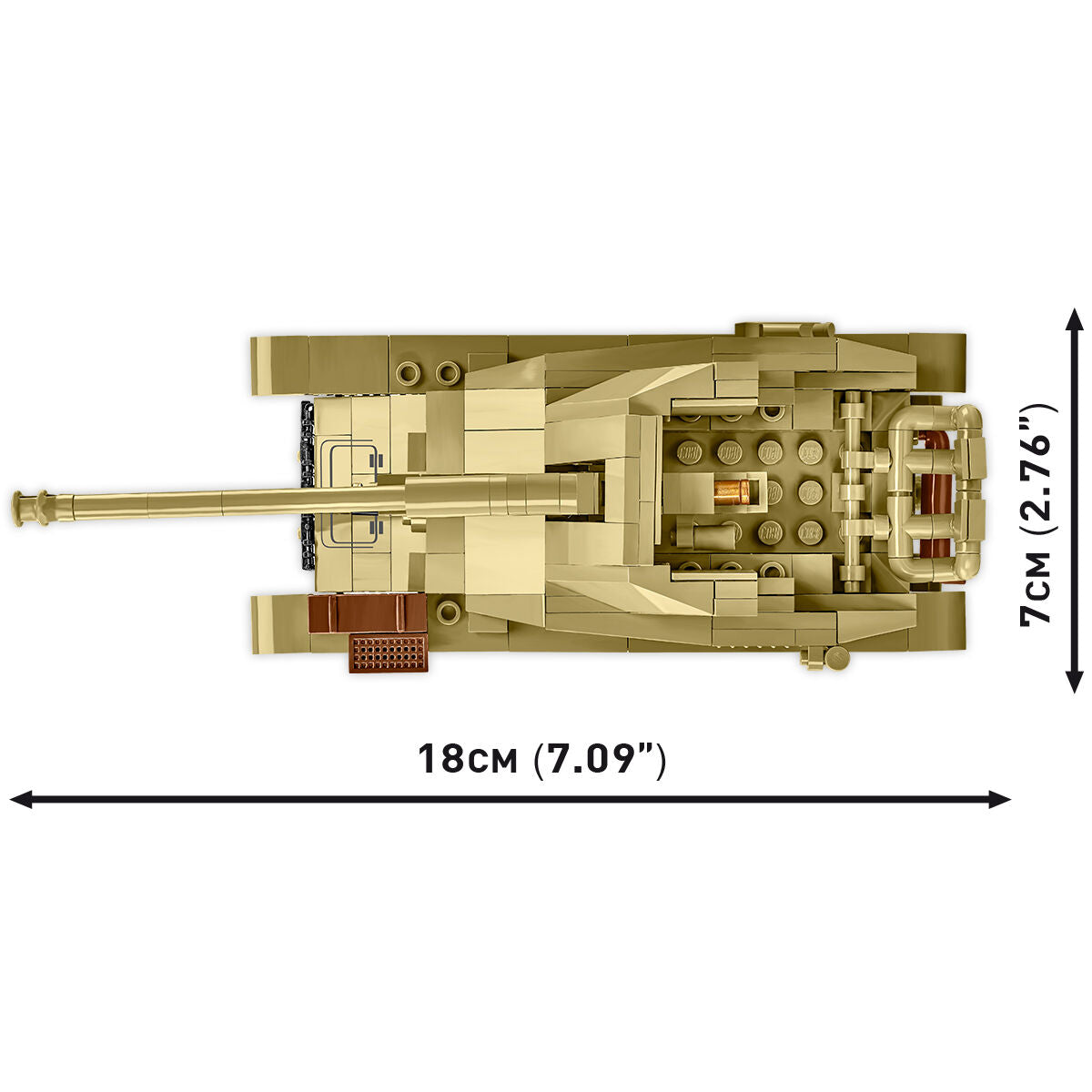 COBI Sd. Kfz. 139 MARDER III Tank Destroyer: Set #3131