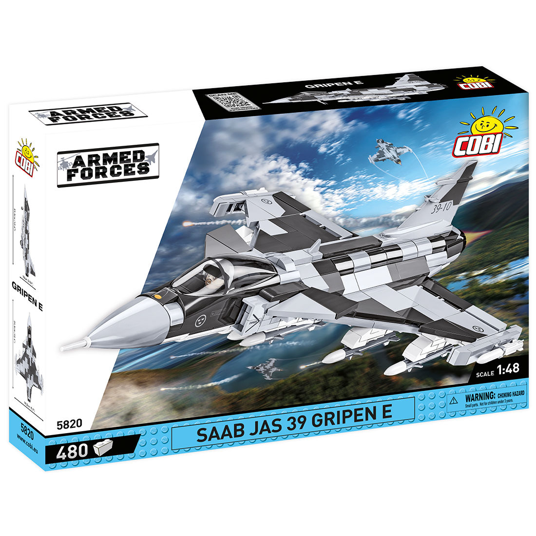 Jet de combate COBI SAAB JAS 39 Gripen E: Juego n.° 5820