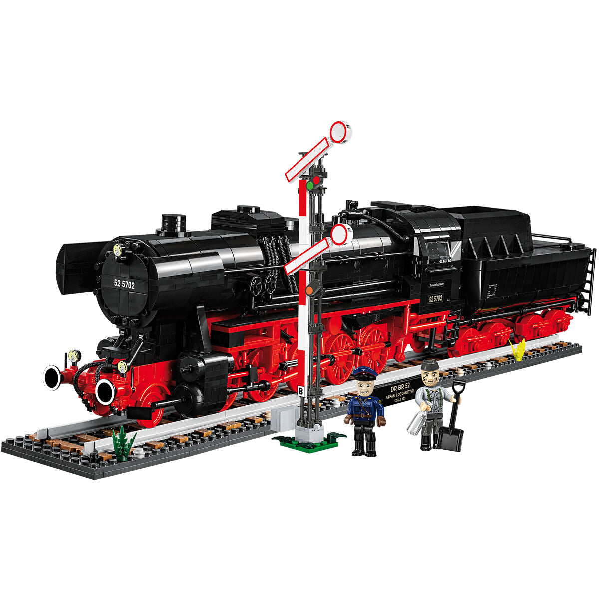COBI DR BR 52 Steam Locomotive & Railway Semaphore: Set #6287