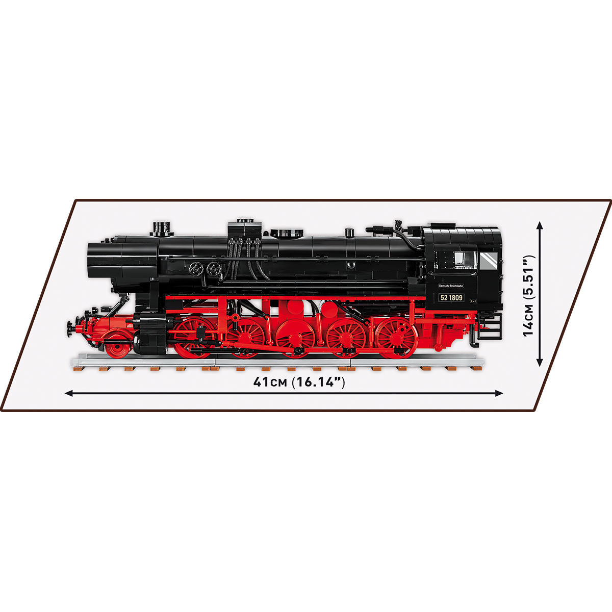 Locomotora de vapor COBI DR BR 52 / TY2: Juego n.° 6283