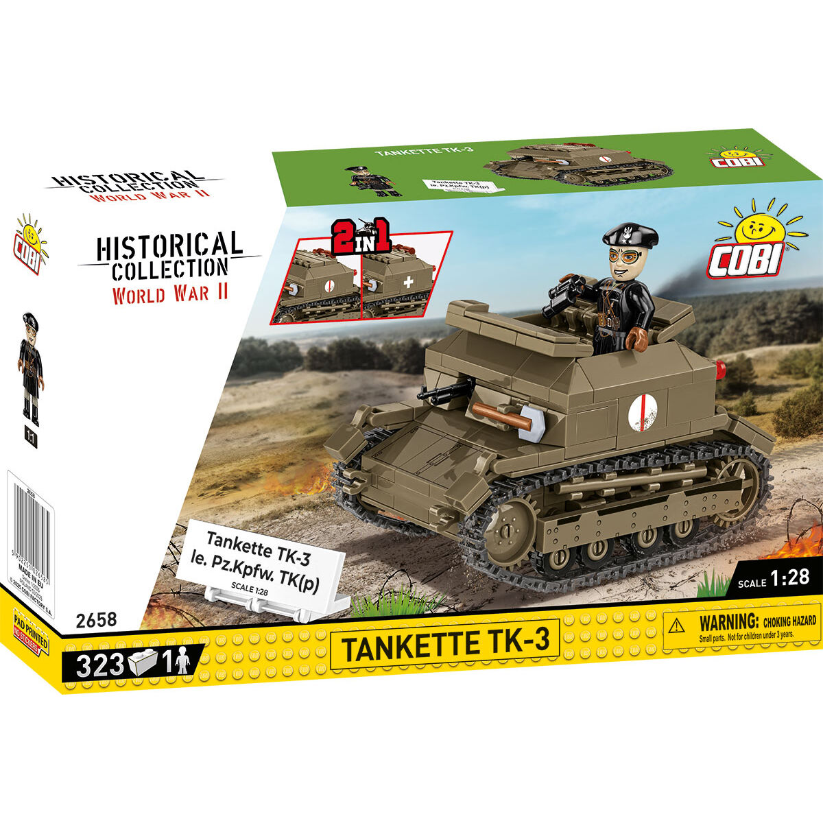 COBI Tankette TK-3 Tank: Set #2658