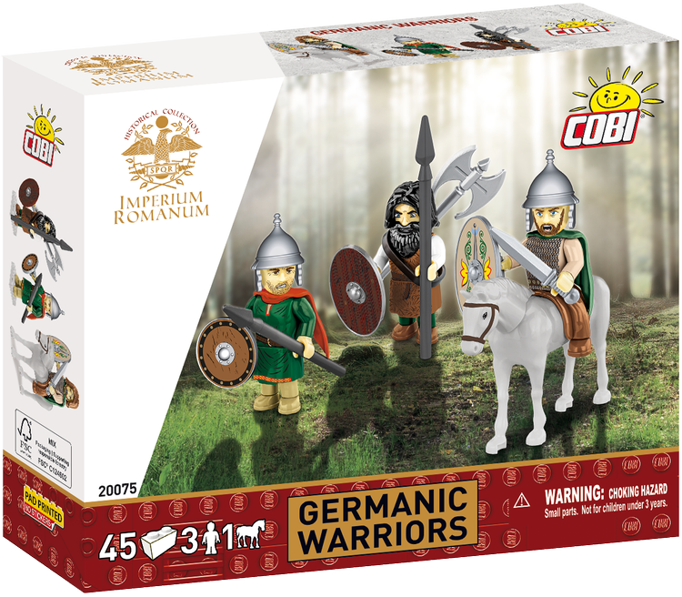 Paquete de guerreros germánicos COBI IMPERIUM ROMANUM: Set #20075