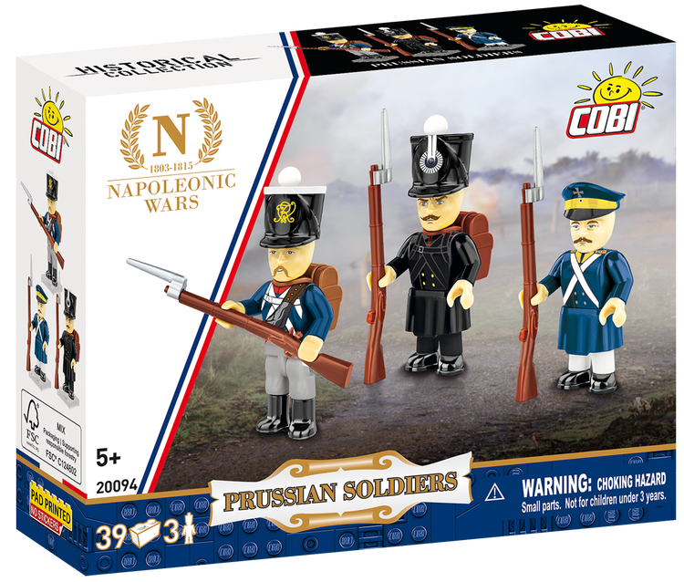Paquete de soldados prusianos COBI NAPOLEONIC WARS: Set n.° 20094