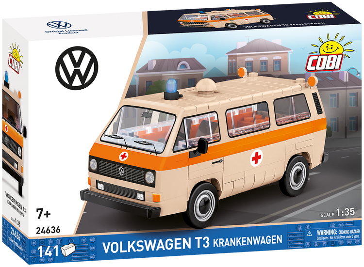 Furgoneta COBI Volkswagen T3 Krankenwagen (Ambulancia): Set #24636