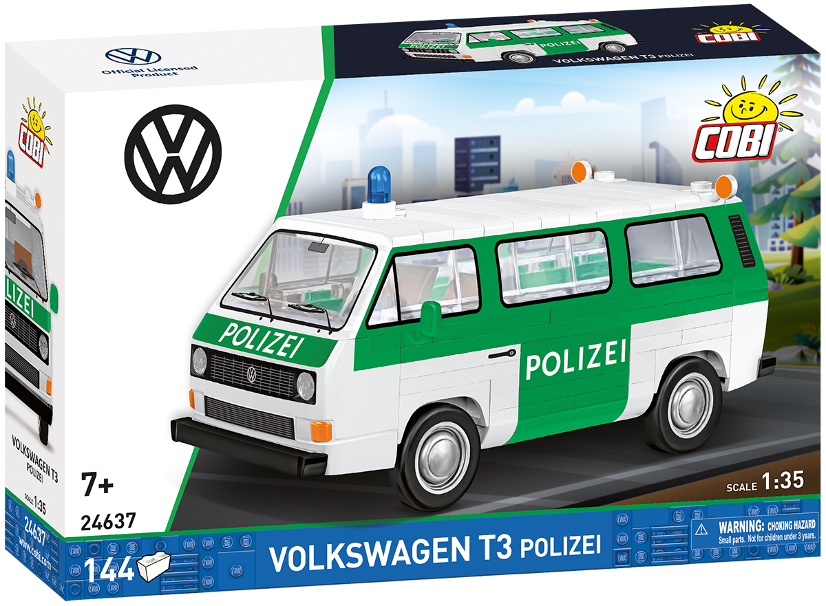 COBI Volkswagen T3 Polizei Furgoneta: Set #24637