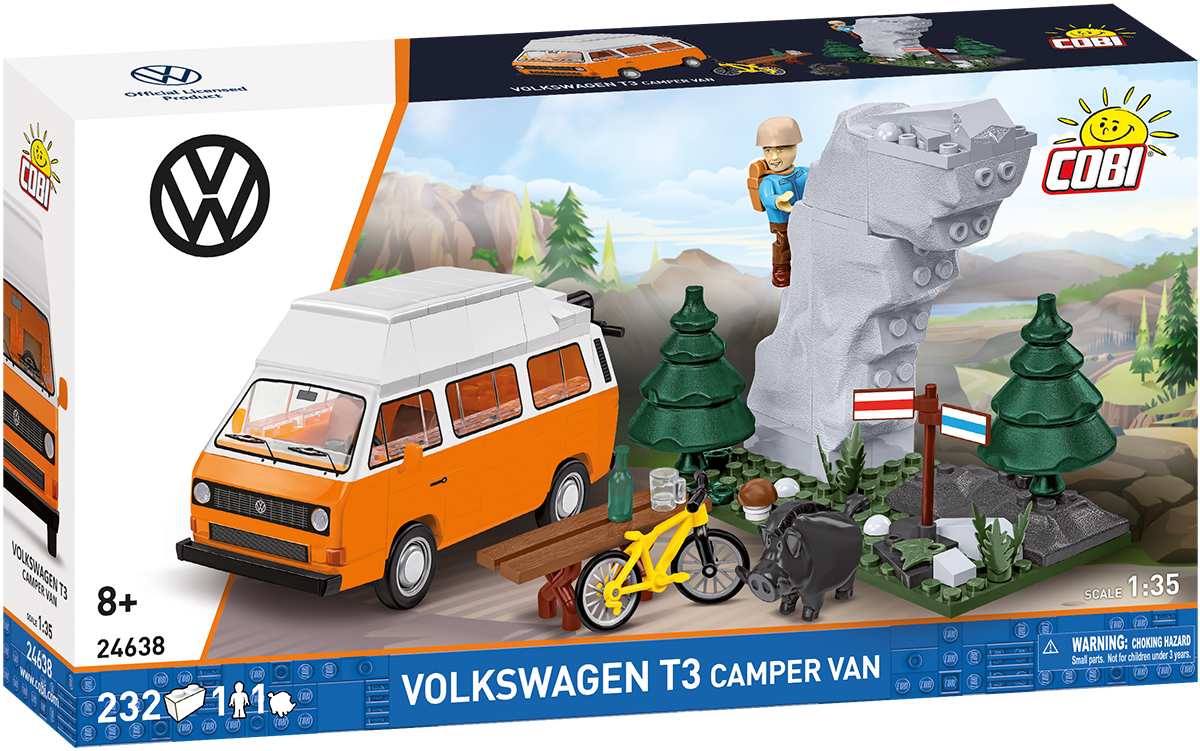 Furgoneta camper COBI Volkswagen T3: Juego #24638