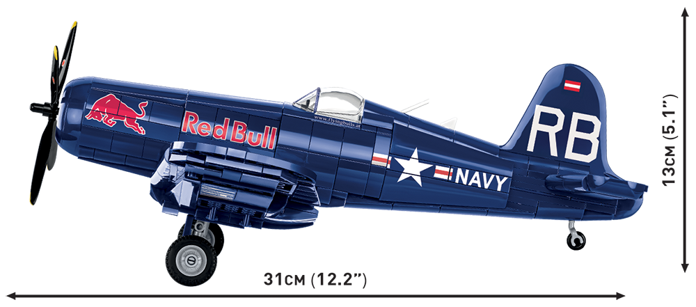 COBI FLYING BULLS Chance Yought F4U-4 Corsair Plane: Set #26634