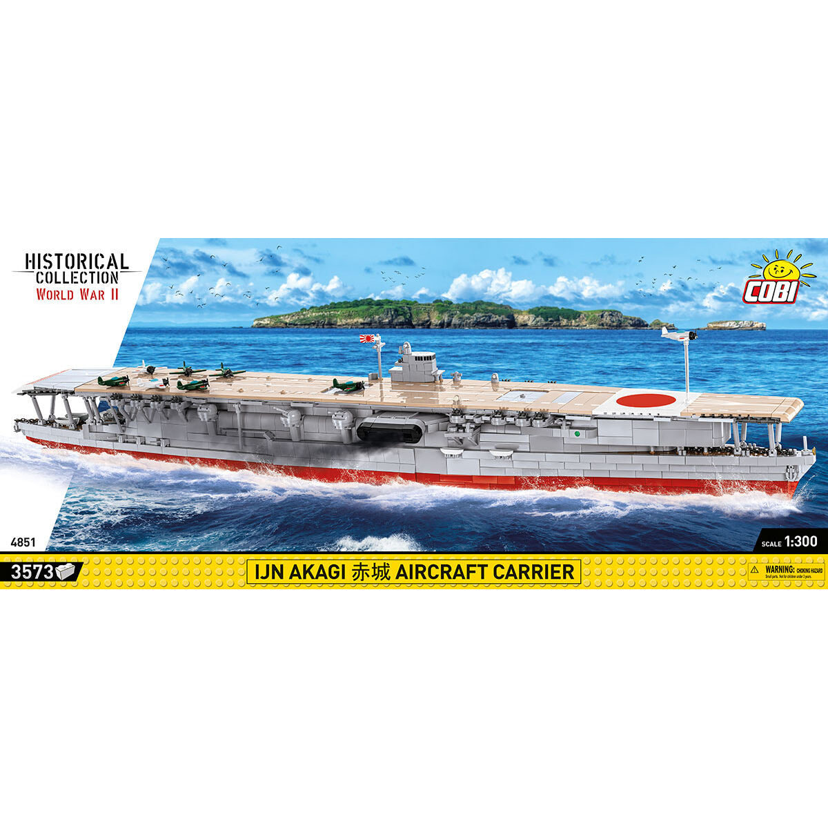 COBI IJN Akagi Aircraft Carrier : Set #4851