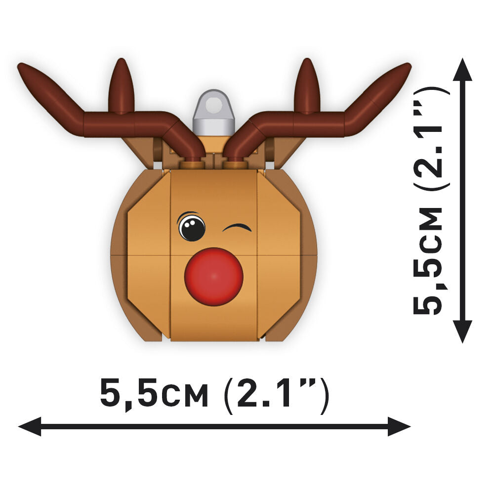 COBI Reindeer Ornament: Set #200014