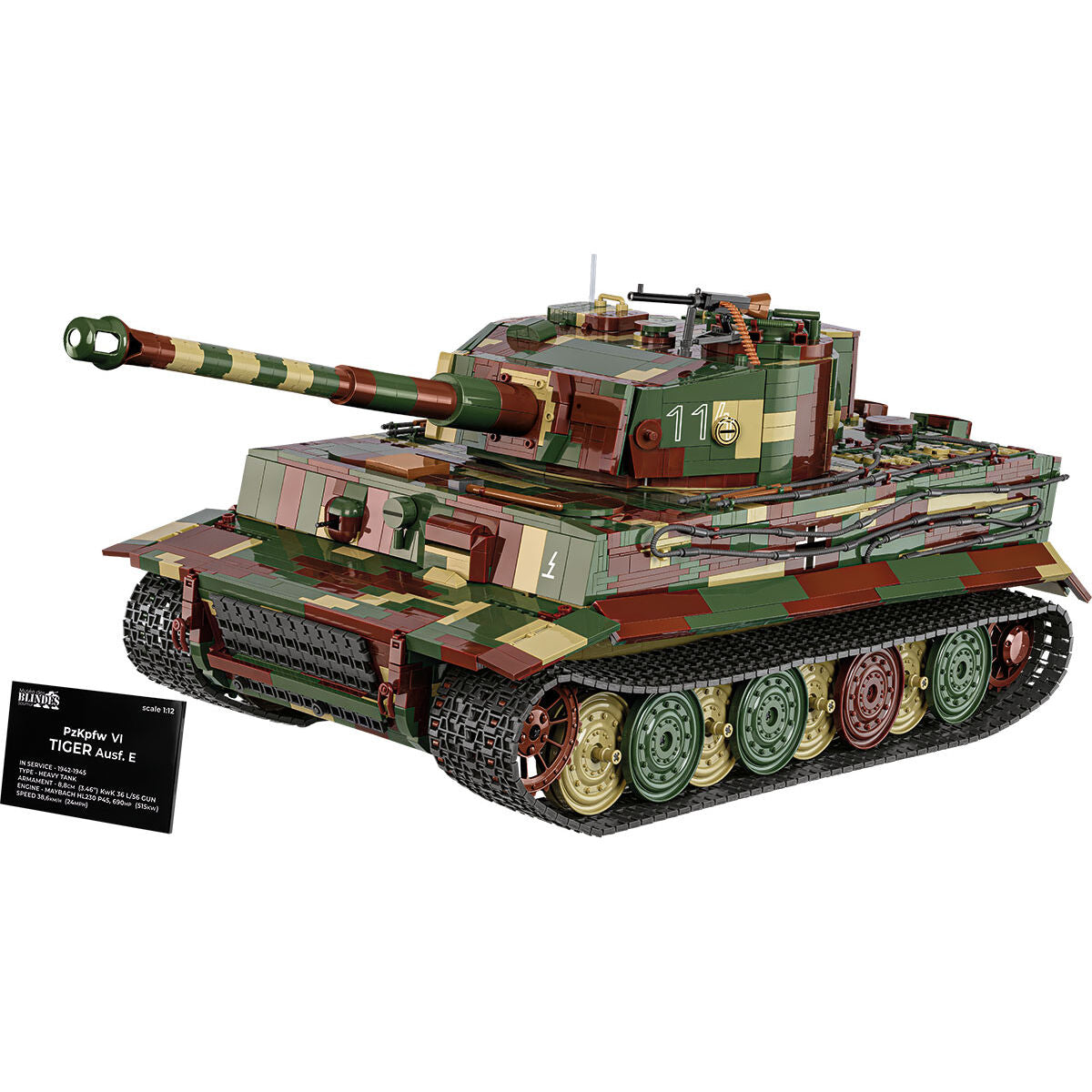 COBI EDICIÓN EJECUTIVA PzKpfw VI Ausf. Tanque Panzer E: Conjunto #2807