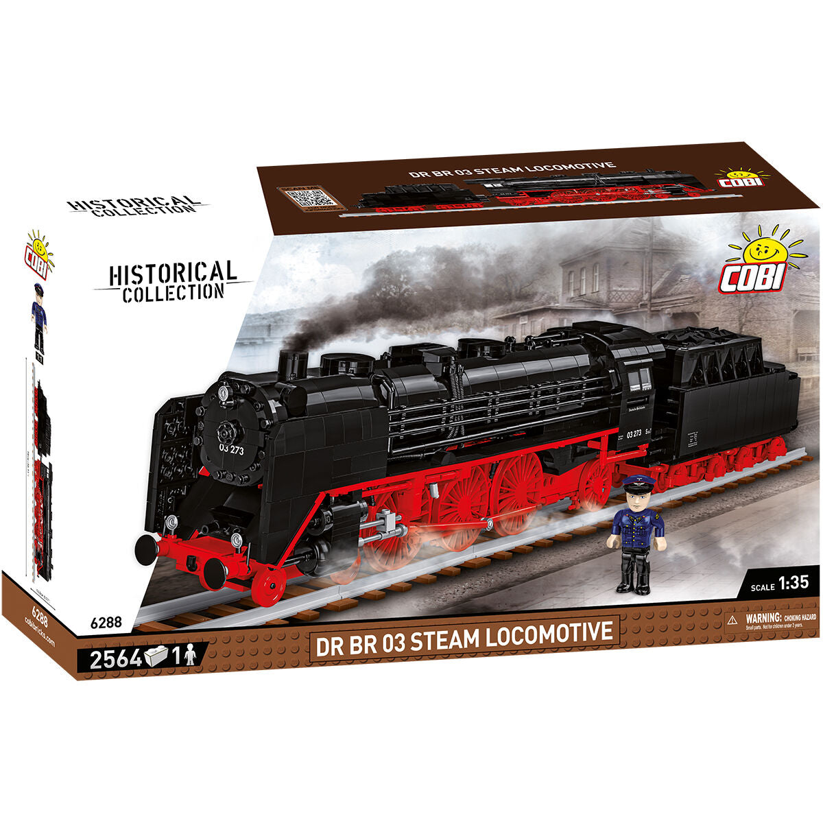 Locomotora de vapor COBI DR BR 03 Tren: Set n.° 6288
