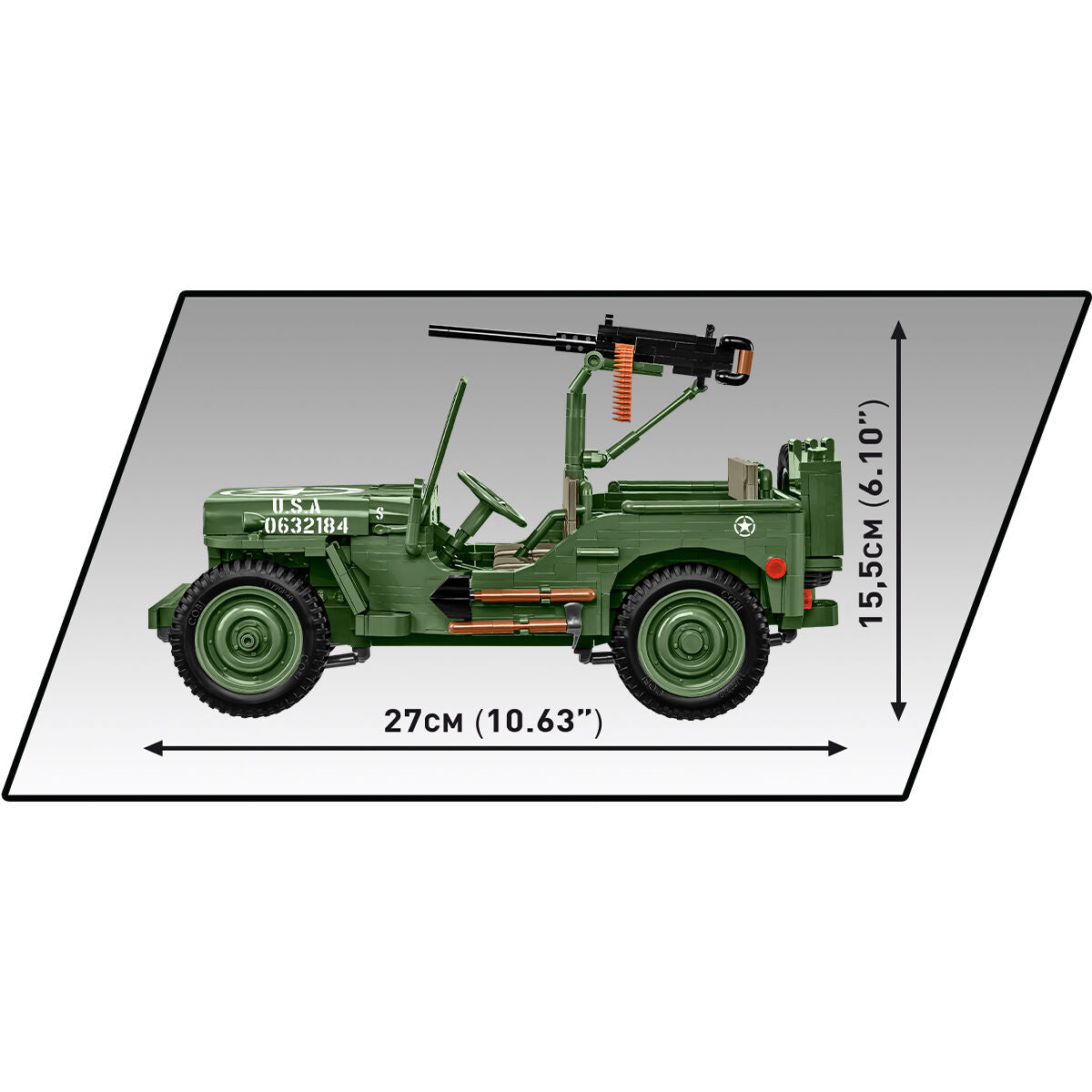 COBI JEEP Willys MB: Set #2805