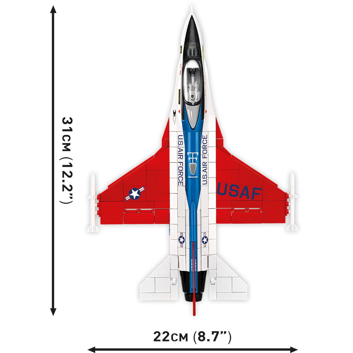 Caza COBI F-16 (YF-16) Edición de primer vuelo de 1974: Set n.° 5892