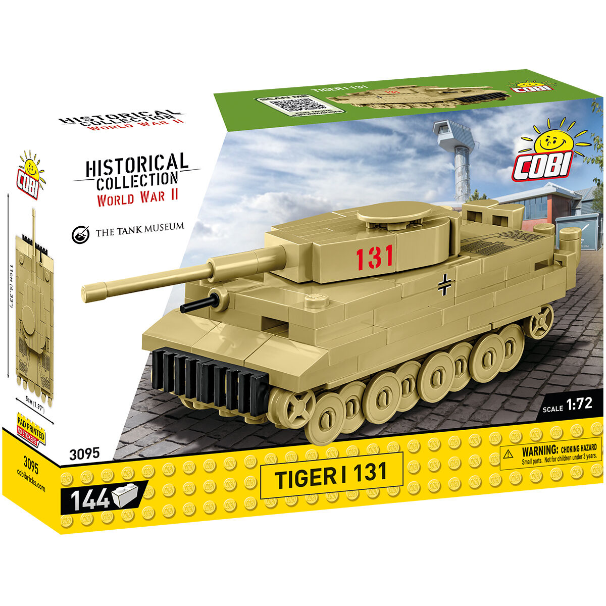 COBI Tiger I 131 Tank 1:72 Scale: Set #3095