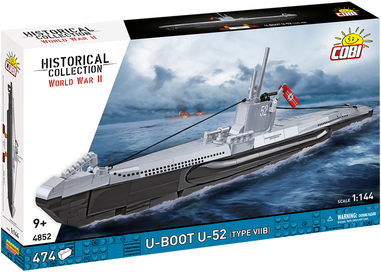 Submarino COBI U-Boot U-52 (Tipo VIIB): Conjunto #4852