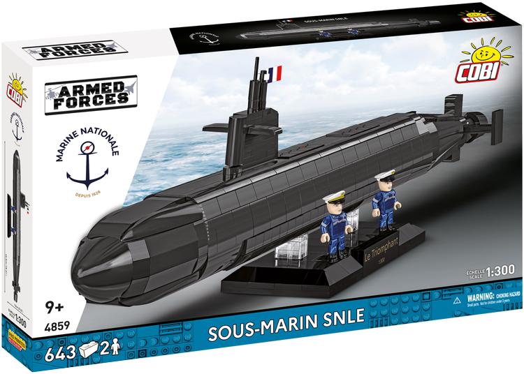 Submarino COBI Sous-Marin SNLE: Conjunto #4859