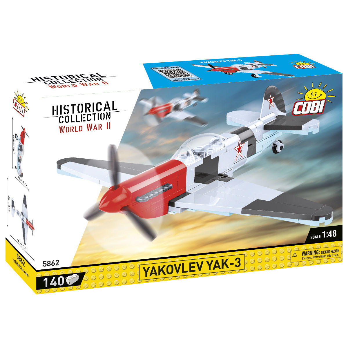 Caza COBI Yakovlev YAK-3: Conjunto n.º 5862
