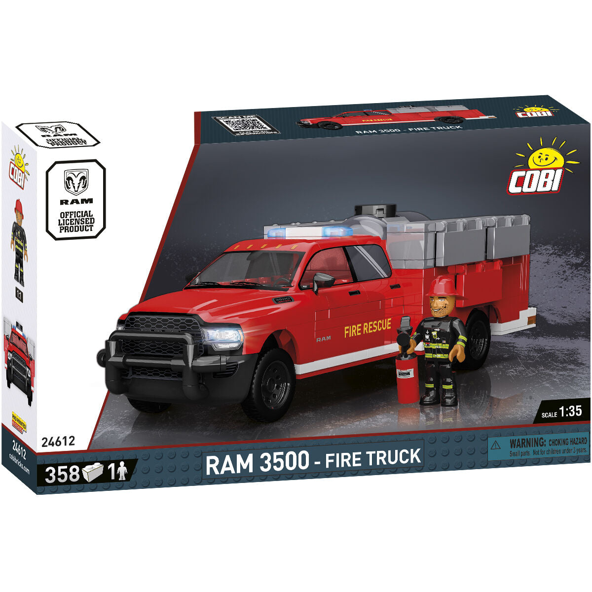 COBI DODGE Ram 3500 Fire Truck: Set #24612