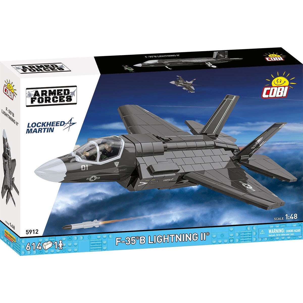 Avión de combate COBI F-35B Lightning II del Cuerpo de Marines: Conjunto n.° 5912
