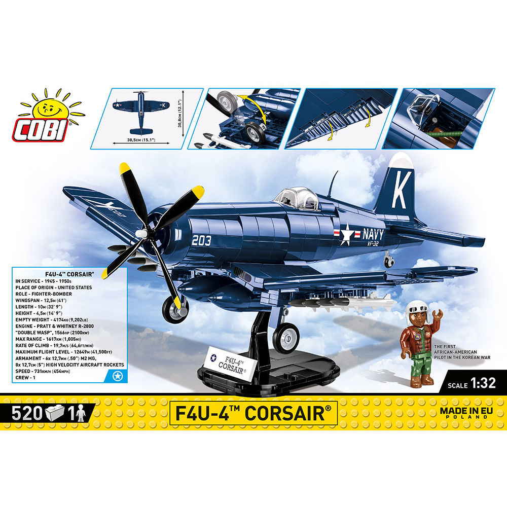 COBI F4U-4 Corsair Plane: Set #2417