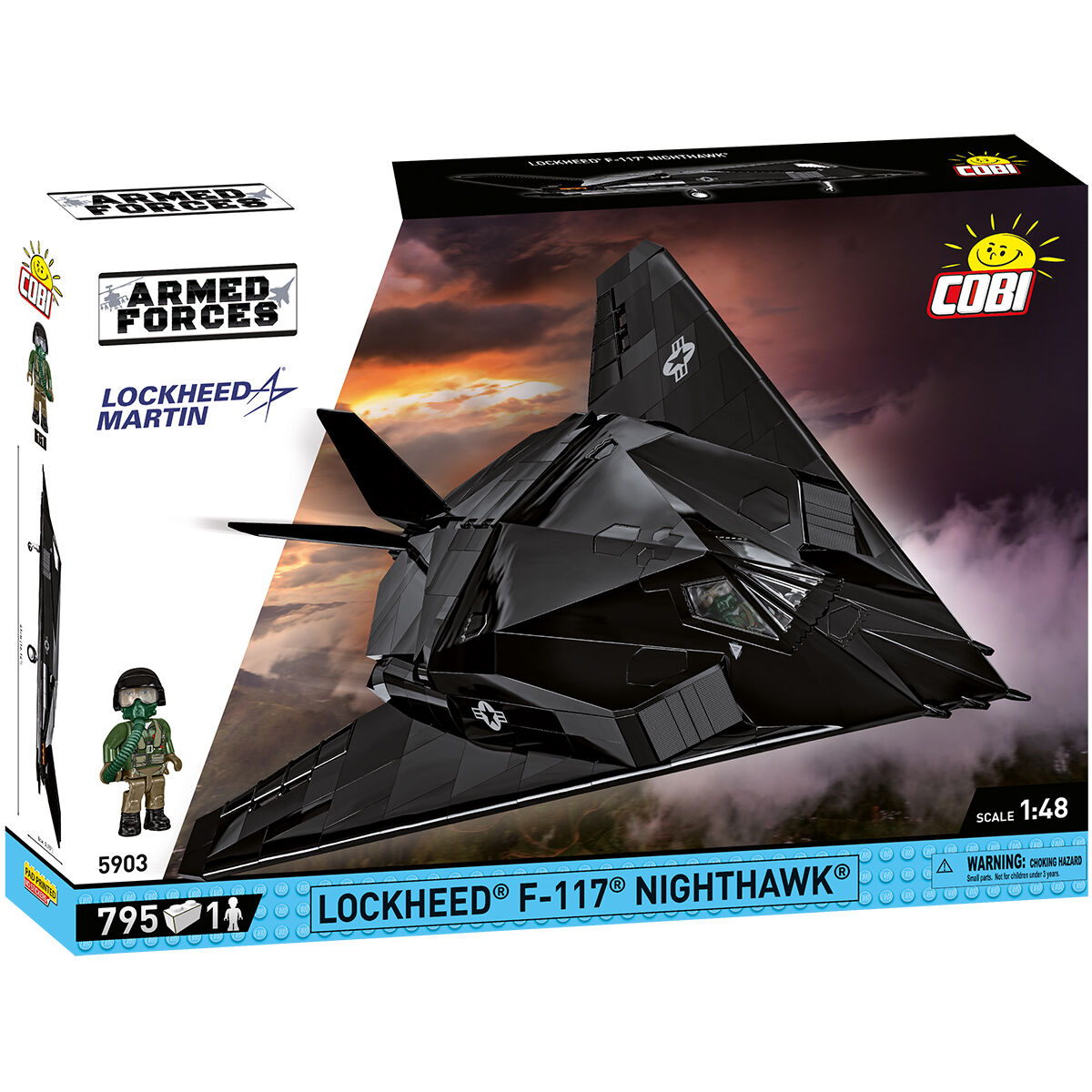 Caza furtivo COBI F-117 Nighthawk: Set n.° 5903