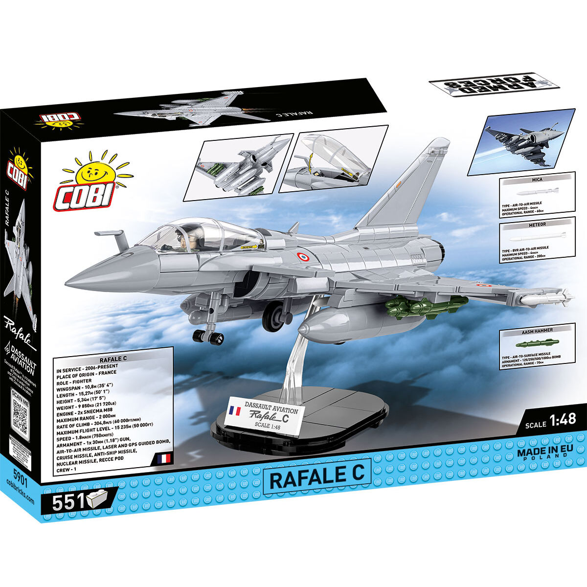 Avión de combate COBI Dassault Rafale C: Conjunto n.° 5901