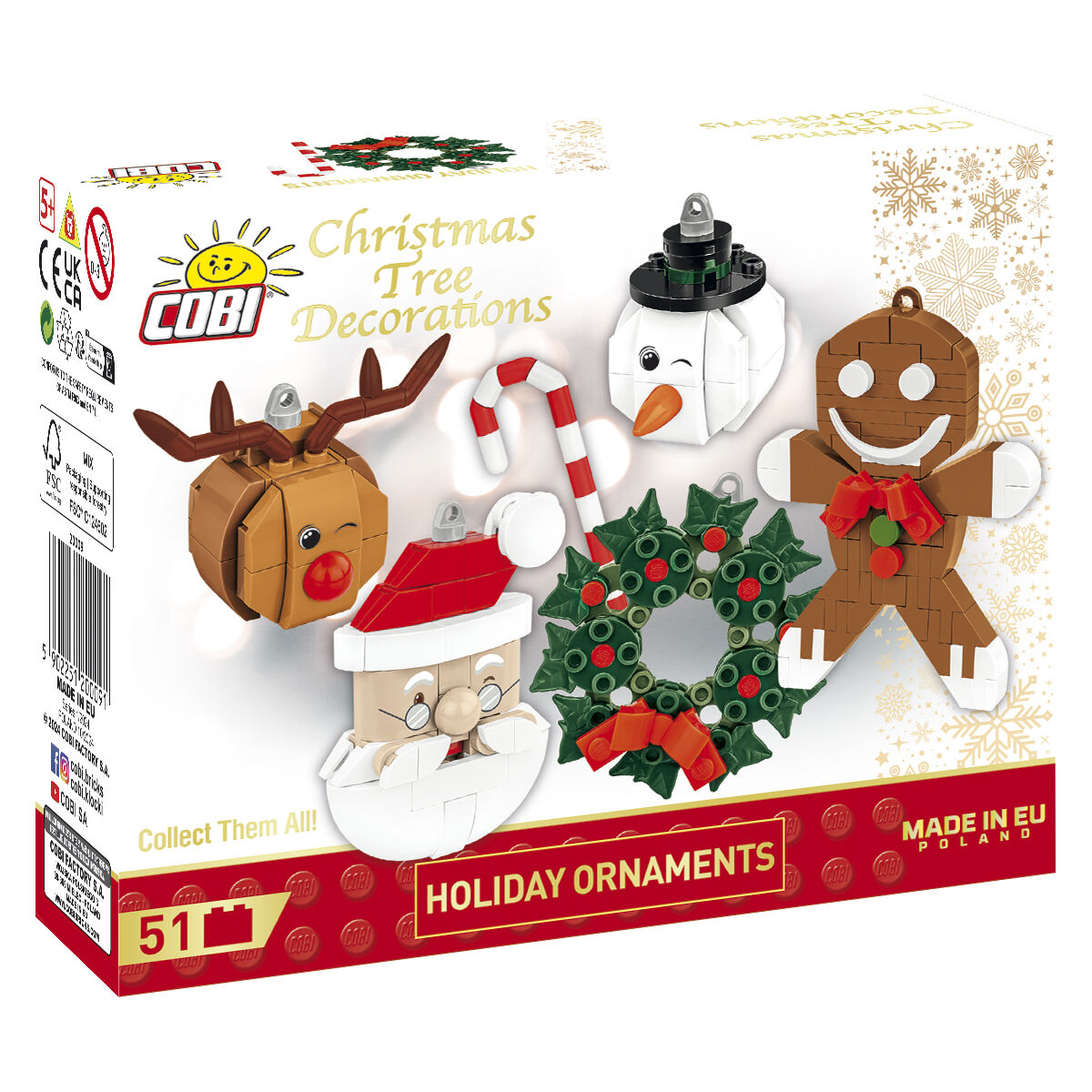 COBI Holiday Wreath Ornament: Set #20009