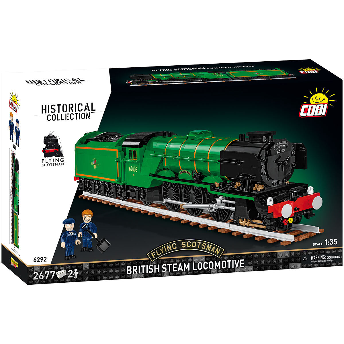 Tren de vapor británico COBI Flying Scotsman: Set n.° 6292