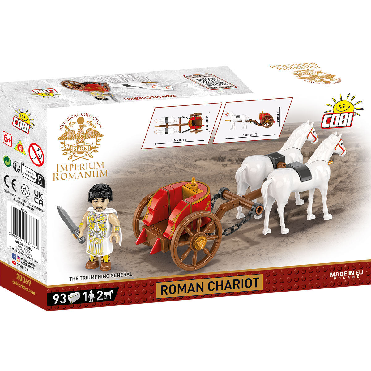 COBI IMPERIUM ROMANUM Roman Chariot: Set #20069
