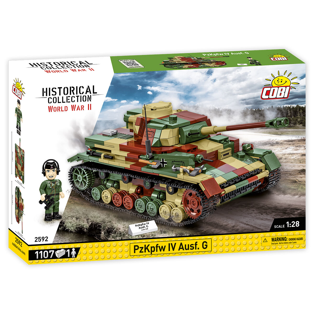 COBI PanzerKampfWagen IV Ausf. Tanque G: Conjunto #2592