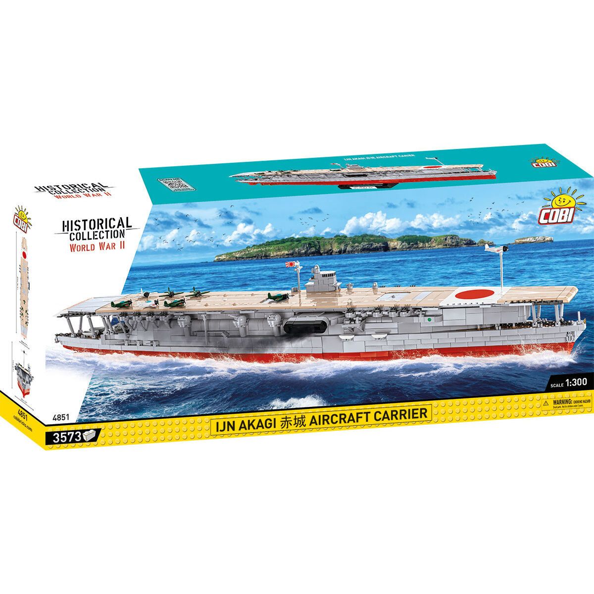 Portaaviones COBI IJN Akagi: Conjunto #4851