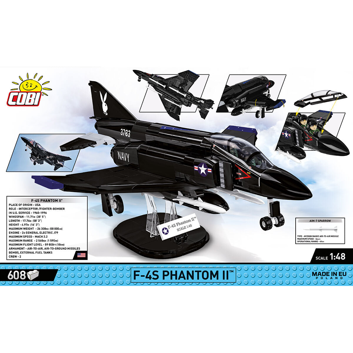COBI F-4S Phantom II Jet Fighter: Set #5899
