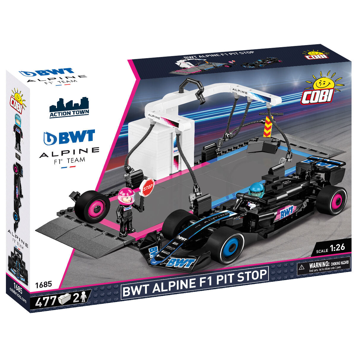 COBI BWT Alpine F1 Pit Stop: Juego n.° 1685