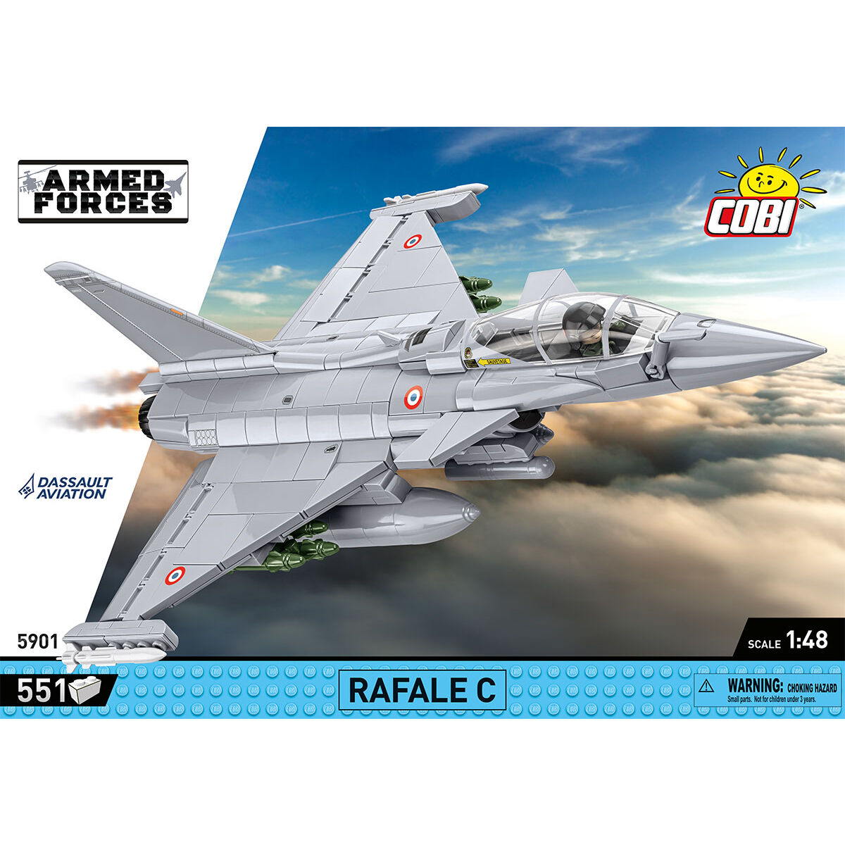 Avión de combate COBI Dassault Rafale C: Conjunto n.° 5901