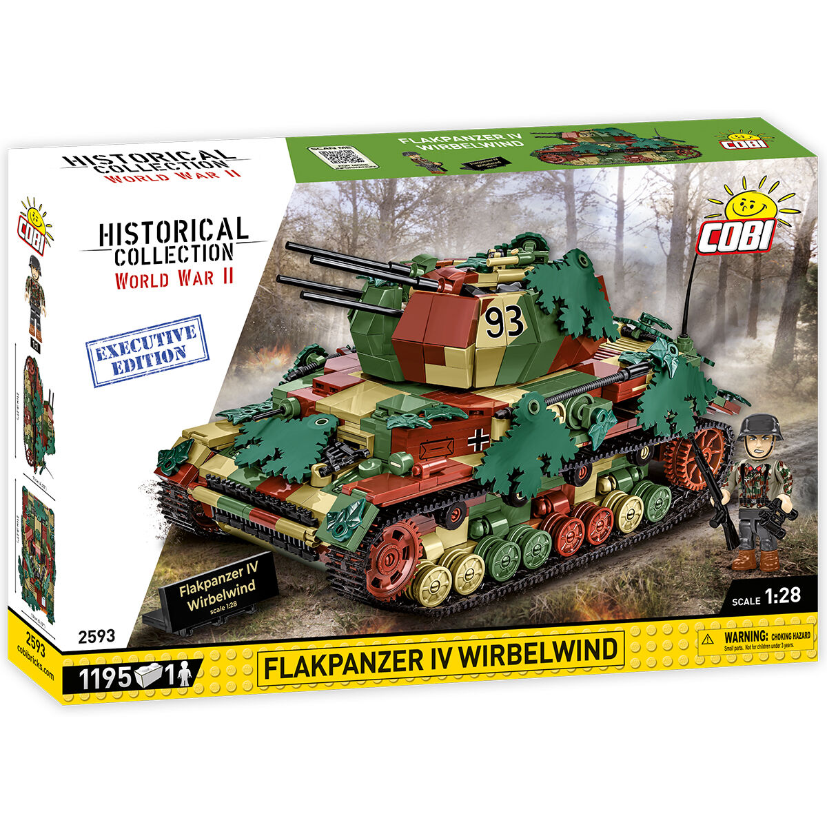 COBI EDICIÓN EJECUTIVA FlakPanzer IV Wirbelwind: Conjunto #2593