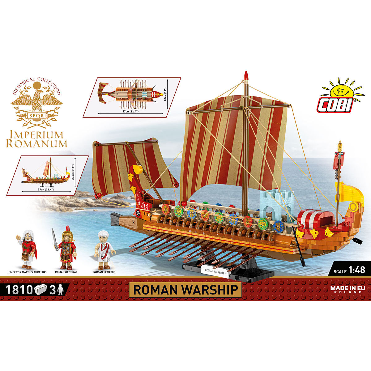 COBI IMPERIUM ROMANUM Roman Warship: Set #20071