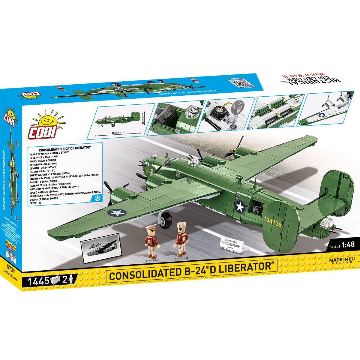 COBI Consolidated B-24D Liberator Bomber : Set #5739