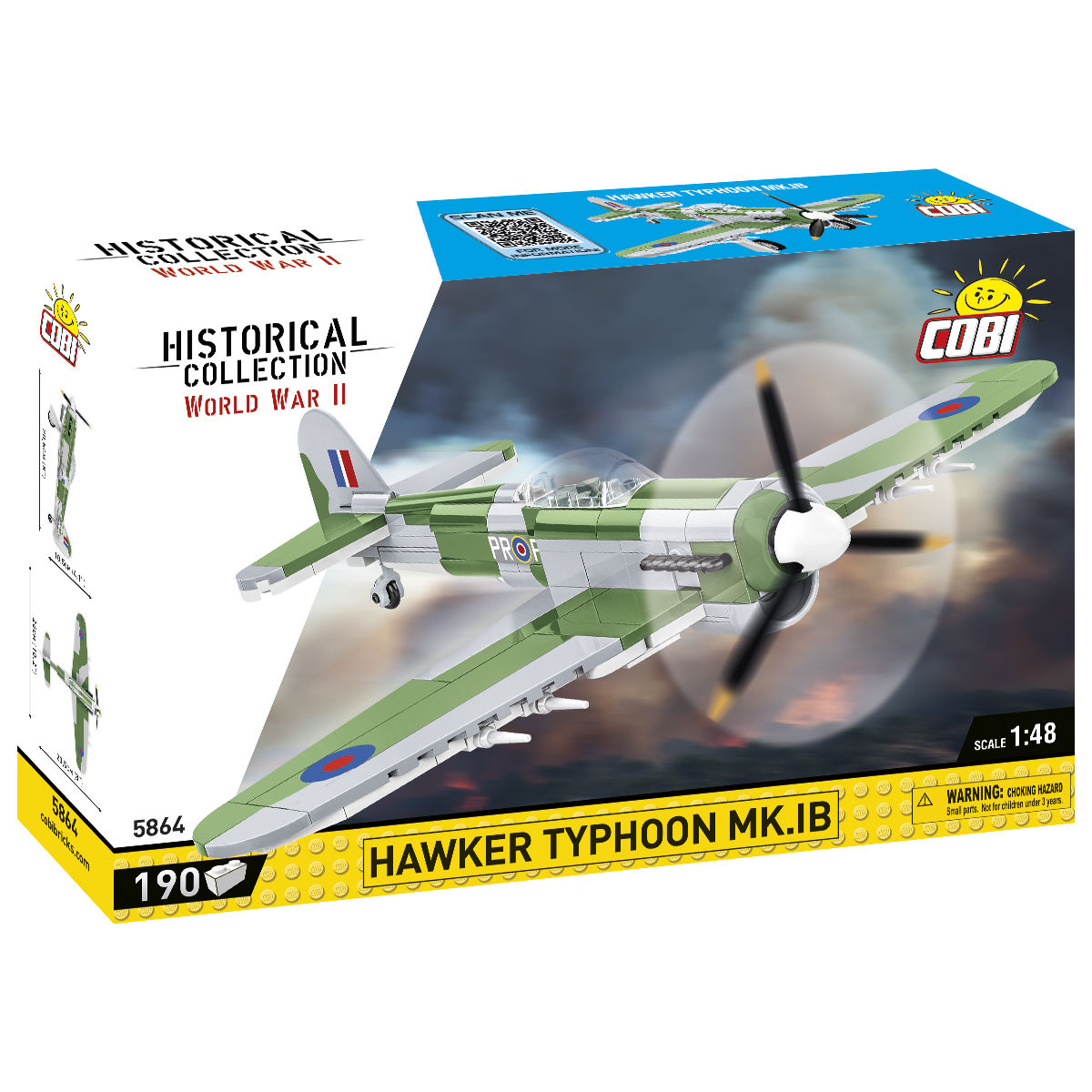 COBI Hawker Typhoon MK.IB Fighter/Bomber 1:48: Set #5864