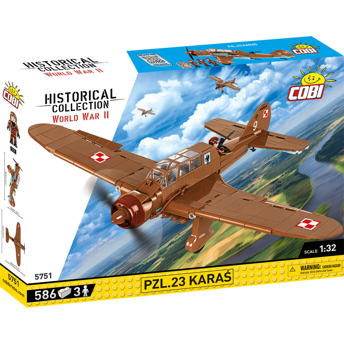 COBI PZL.23 Karas Light Bomber : Set #5751