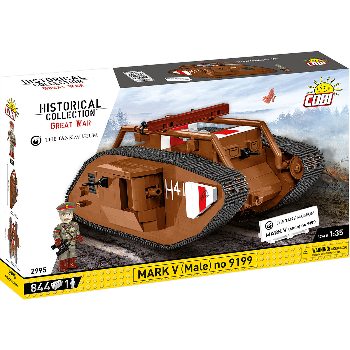 COBI Mark V (Male) no C.9199 Tank : Set #2995