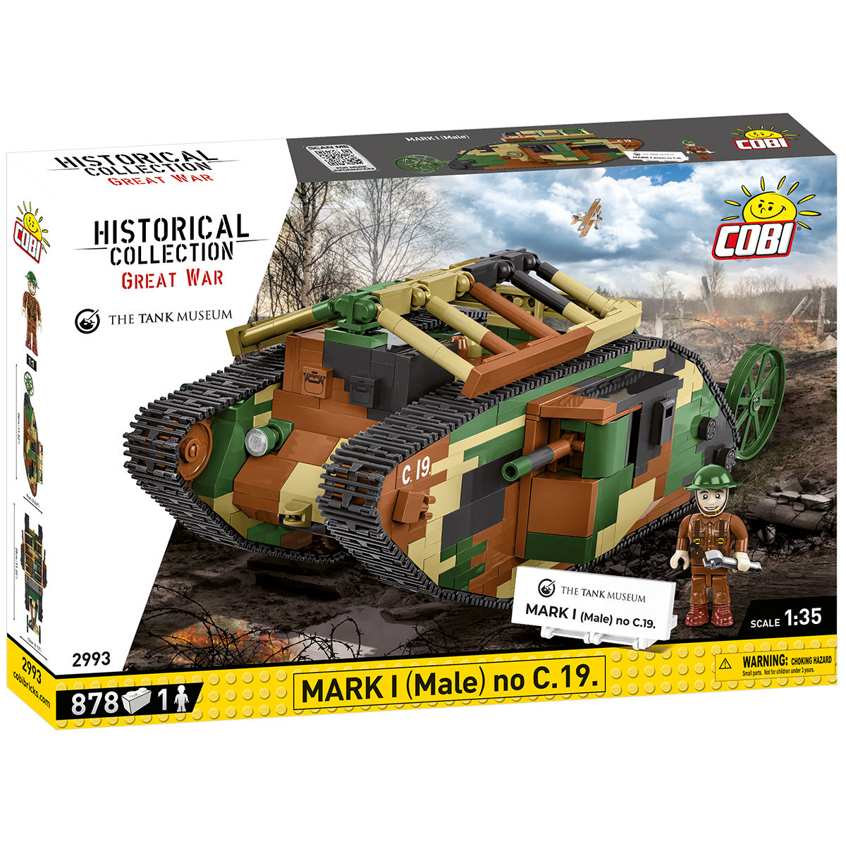 COBI Mark I (Male) no C.19. Tank : Set #2993