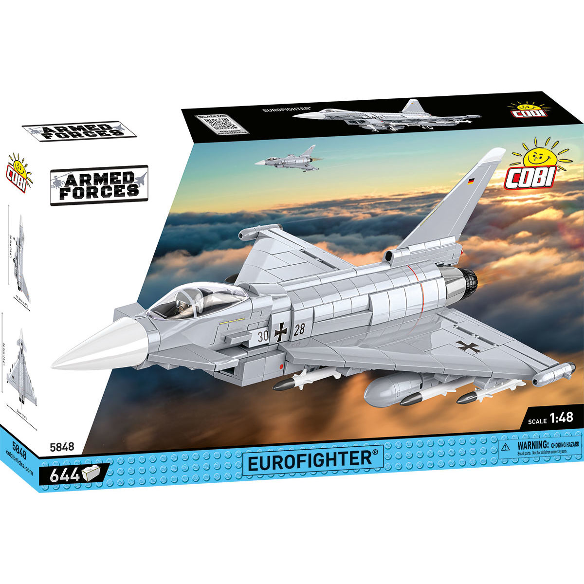 Caza a reacción COBI Eurofighter Typhoon (Alemania): Set n.° 5848