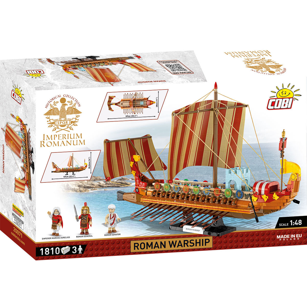 COBI IMPERIUM ROMANUM Roman Warship: Set #20071