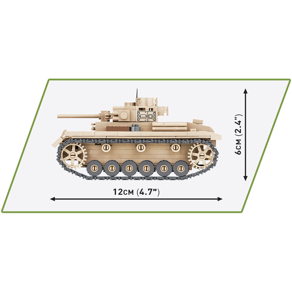 COBI Panzer III Ausf. J Tank 1:48: Set #2712