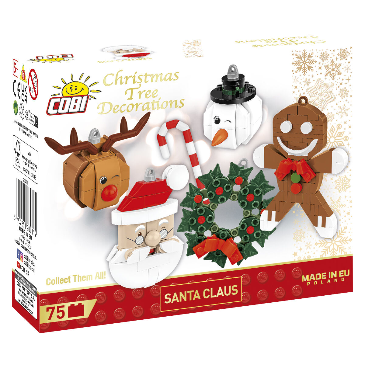 COBI Santa Claus Ornament: Set #200011