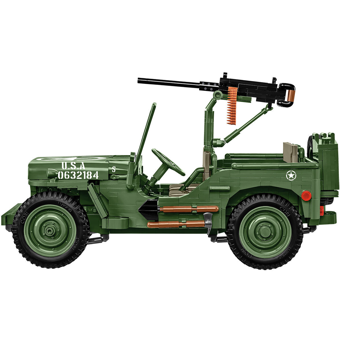 COBI EXECUTIVE EDITION JEEP Willys MB & Trailer: Set #2804