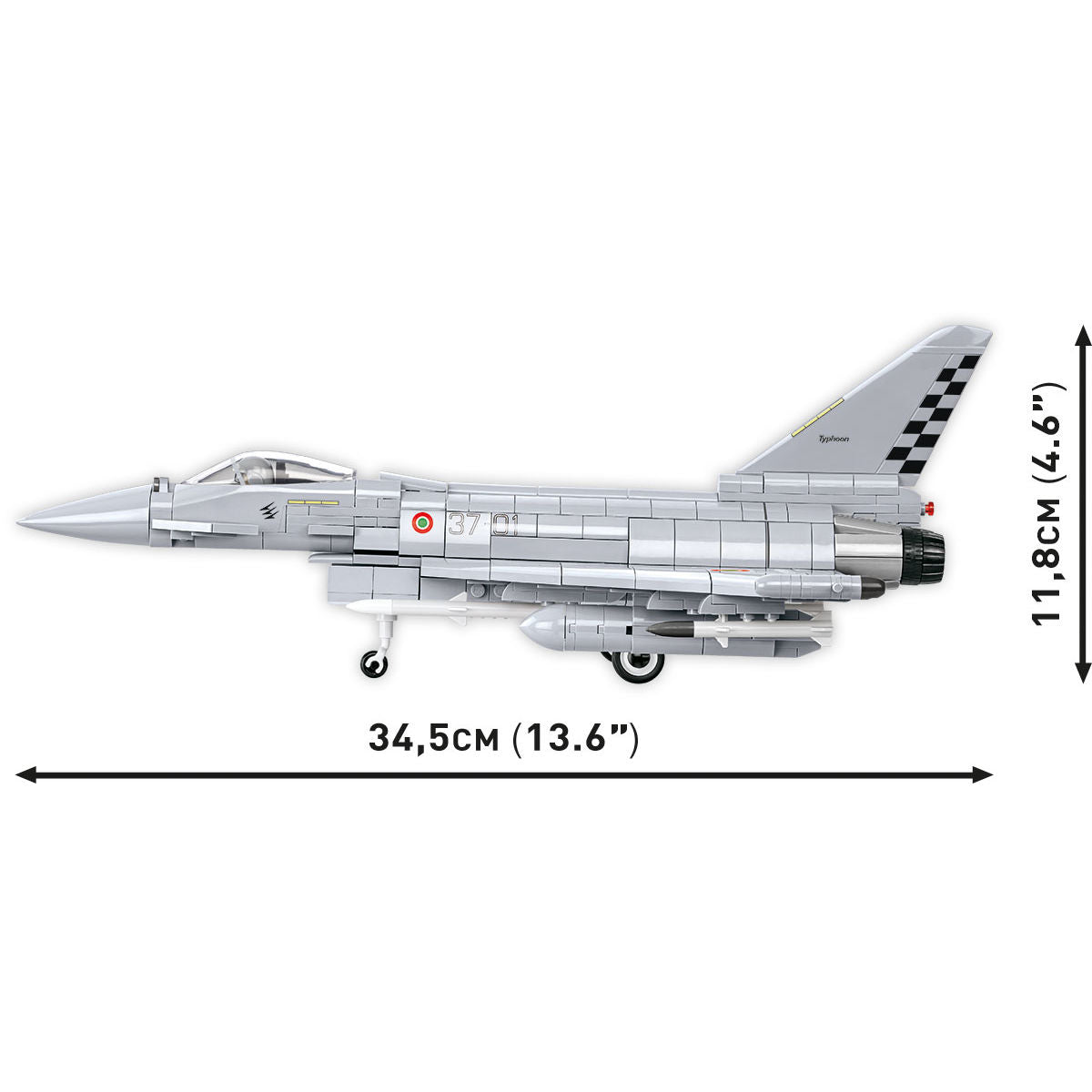 COBI Eurofighter F2000 Typhoon Fighter (Italy) : Set #5849
