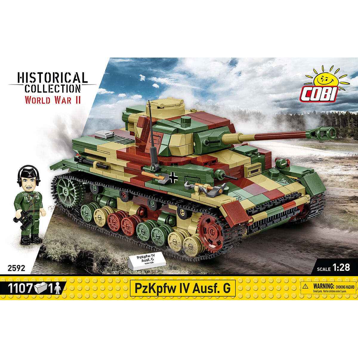 COBI PanzerKampfWagen IV Ausf. G Tank : Set #2592