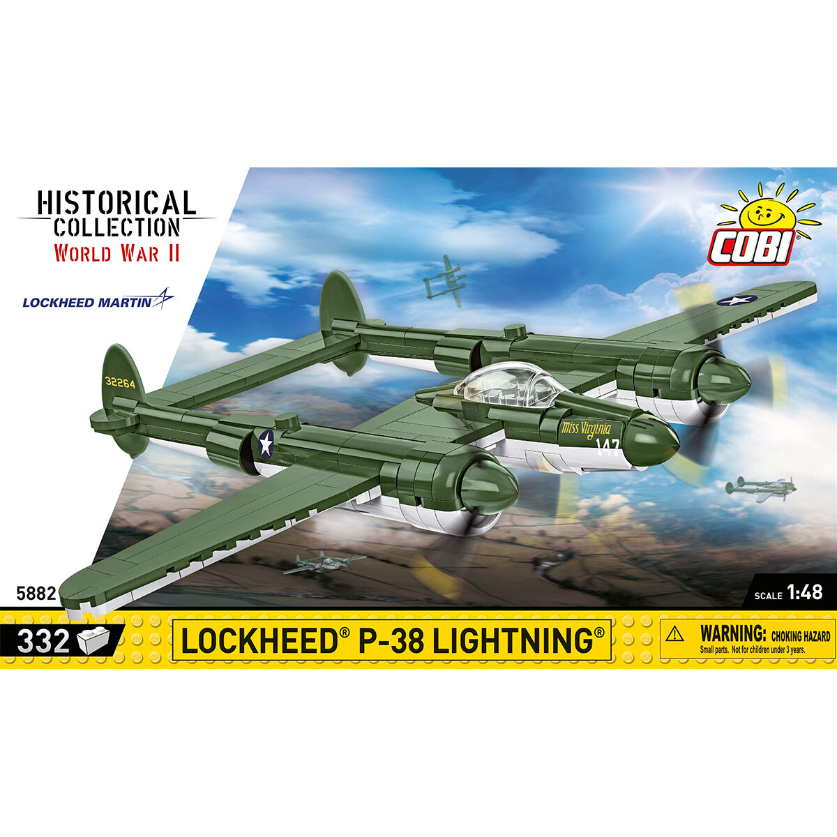 Caza COBI Lockheed P-38 Lightning: Conjunto n.° 5882